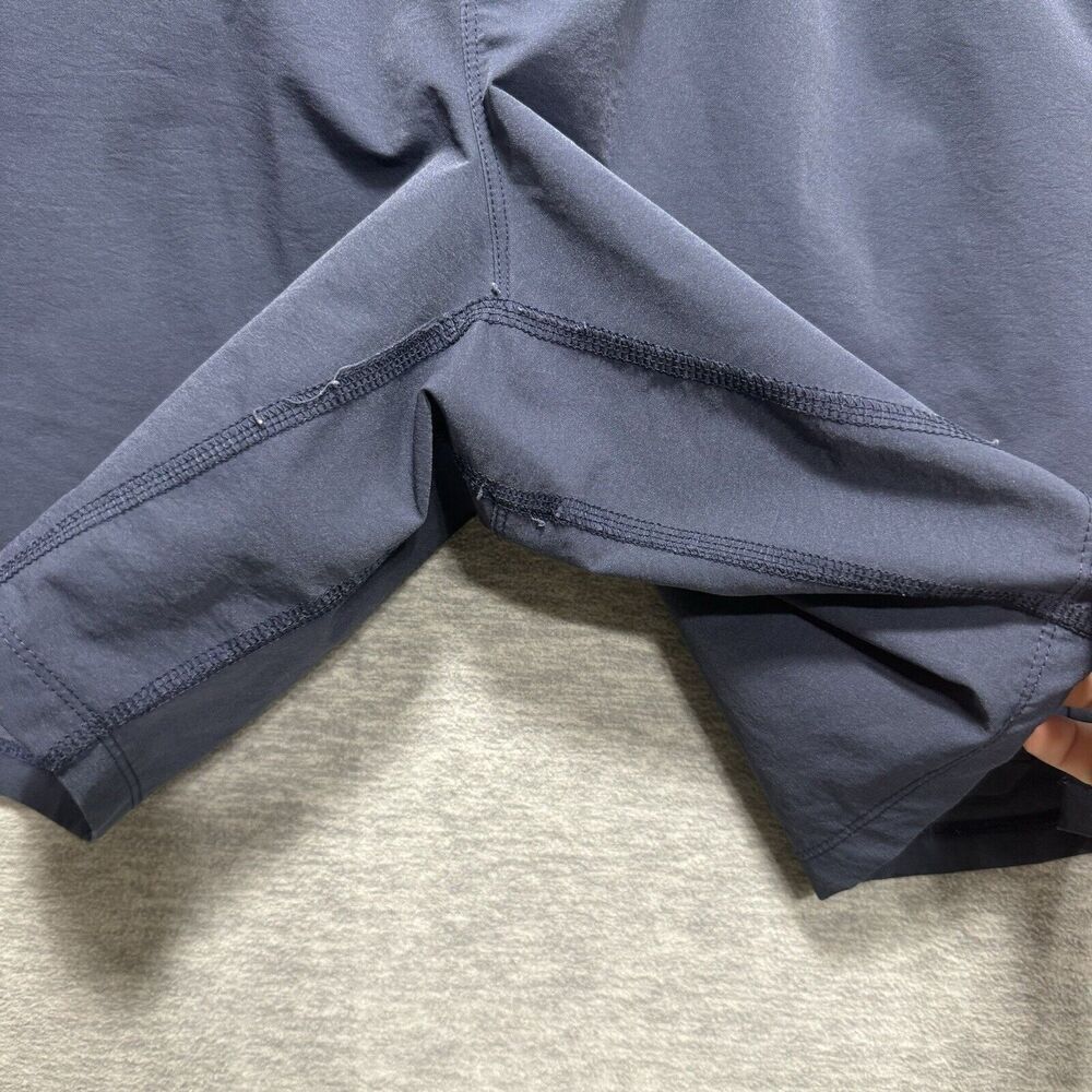 Public Rec Shorts Mens Size 36 Flex Casual Performance Stretch Navy Blue Spandex - Picture 7 of 9